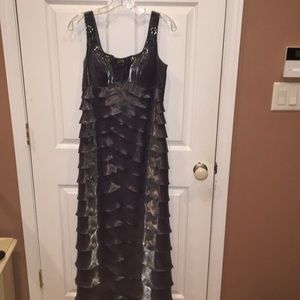 In Phase Fashions Platinum Sliver Dress and Bolero